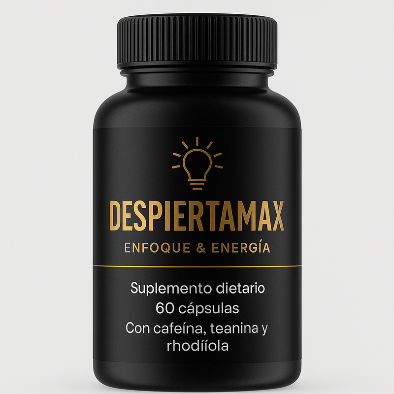 DespiertaMax – Suplemento Natural para Energía, Enfoque y Productividad Diaria (60 cápsulas)