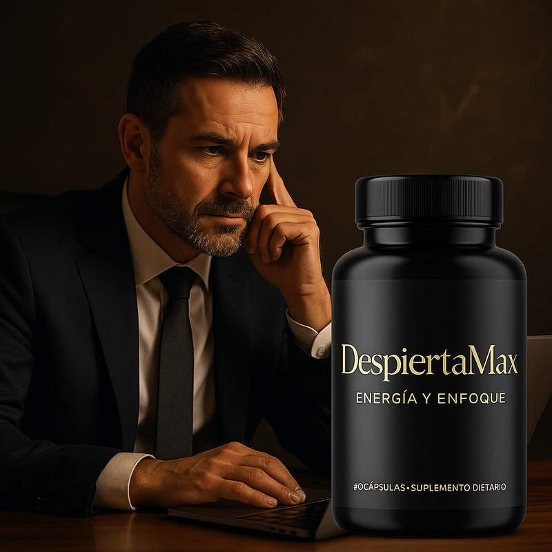 DespiertaMax – Suplemento Natural para Energía, Enfoque y Productividad Diaria (60 cápsulas)
