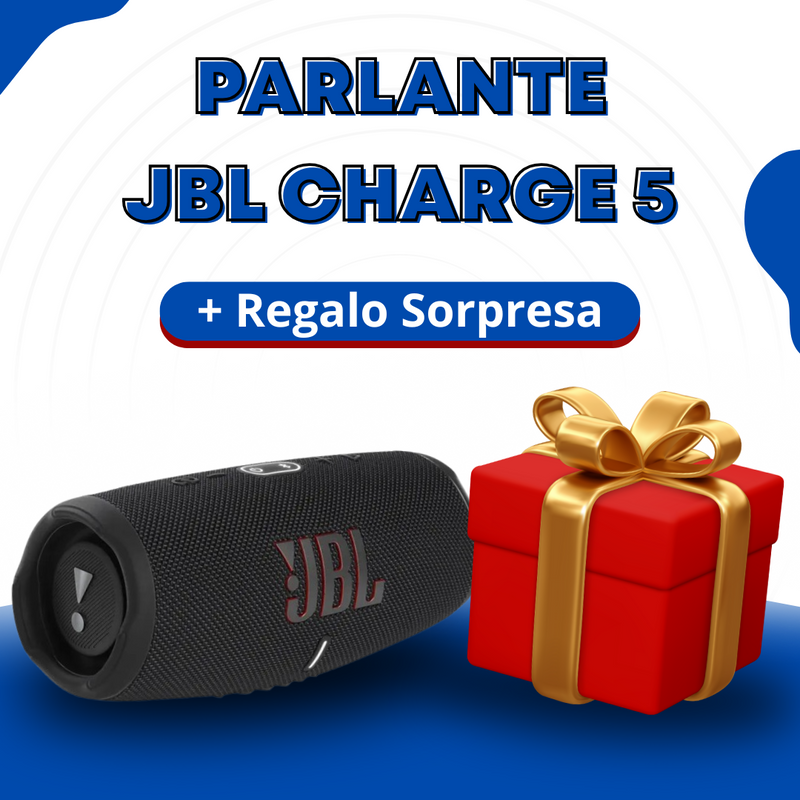 🔊 JBL Charge 5 + Regalo Sorpresa – ¡Sonido Premium y Potencia al Máximo - Solo Hoy